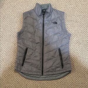 The North Face Charcoal Quilted Vest